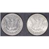 Image 2 : ( 2 ) 1878 7TF MORGAN SILVER DOLLARS CH BU