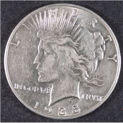 1935-S PEACE SILVER DOLLAR AU