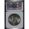 Image 4 : 1924-S PEACE SILVER DOLLAR, BGC CH BU