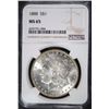 Image 1 : 1888 MORGAN SILVER DOLLAR NGC MS65 GEM !