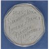 Image 2 : 1875 "GOOD for 10lbs MEAT" DAKOTA TERRITORY STANDING ROCK INDIAN AGENCY TOKEN
