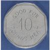 Image 3 : 1875 "GOOD for 10lbs MEAT" DAKOTA TERRITORY STANDING ROCK INDIAN AGENCY TOKEN