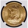 Image 3 : 1907 JAMESTOWN TERCENTENNIAL OFFICIAL MEDAL  SC $1 (HK-347) NGC MS63