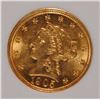 Image 2 : 1906 $2.50 LIBERTY GOLD NNC GEM BU