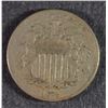 Image 1 : 1876 SHIELD NICKEL - VG - BETTER DATE