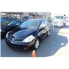 Image 2 : 2007 NISSAN VERSA, HATCHBACK, BLACK, VIN # 3N1BC13E17L418255