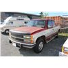 Image 2 : 1991 CHEVROLET 2500 PU, RED, VIN # 2GCFK29K8M1242775