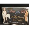 Image 2 : FRAMED MARILYN MONROE 'THE SEVEN YEAR ITCH' MOVIE POSTER AND JANUARY 1949 ROLPH CLARK STONE