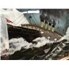 Image 2 : 2 VINTAGE PAINTINGS BY FRANK ROSS: 'THE SINKING OF THE TITANIC' AND 'THE SINKING OF THE LUSITANIA'