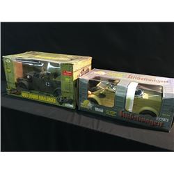 2 REPLICA MODELS, WW2 GERMAN KUBELWAGEN 1:6 SCALE AND KUBELWAGEN WW2 GERMAN MILITARY VEHICLE 1:6