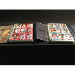 2 BINDERS OF ASSORTED HOCKEY CARDS