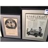 Image 2 : LOT OF 7 FRAMED VINTAGE COVERS / POSTERS / OTHER
