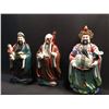 Image 1 : LOT OF 3 CERAMIC FIGURES; 3 CHINESE WISE MEN, EACH APPROX. 29" TALL