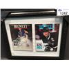 Image 1 : 2 FRAMED BECKETT MAGAZINES, SIGNED BY GRETZKY AND BRETT HULL