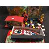 Image 2 : LOT OF VARIOUS WALT DISNEY COLLECTABLES INC: EARLY CHEIN TIN PLATE PAIL, WALT DISNEY COLORING TIN