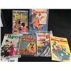 Image 1 : LOT OF 6 EARLY COMIC BOOKS INC: FELIX THE CAT, POPEYE, MICKEY MOUSE X 2 , THE CISCO KID