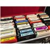 Image 2 : BIN FULL OF VHS DISNEY VIDEOS AND BOX OF 8 TRACK CASSETTES