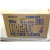 Image 2 : 16 BOXES OF 1991 TOPPS N.H.L. CARDS IN SHIPPING BOX