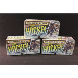 16 BOXES OF 1990 TOPPS N.H.L. CARDS IN SHIPPING BOX