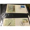 Image 2 : STAMP ALBUM CONTAINING APPROX. 100 'FIRST DAY OF ISSUE' STAMPS FROM ARROUND THE WORLD
