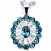 Image 1 : Natural London Blue Topaz Pendant
