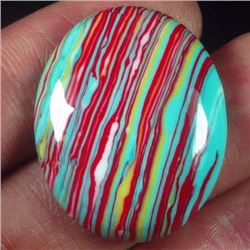 Natural Rainbow Calsilica Cab Gem 31.25 carats