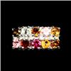 Image 1 : STERLING SILVER TOURMALINE LADIES RING - SIZE 5.25