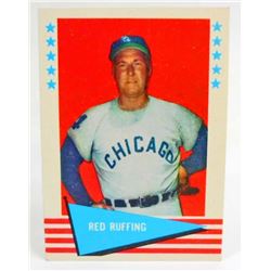 1961 FLEER RED RUFING #74  BASEBALL CARD