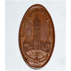1901 PAN AMERICAN EXPOSITION WORLDS FAIR SOUVENIR FLAT PENNY