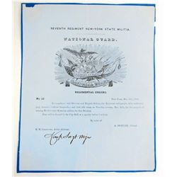 1851 SEVENTH REGIMENT BRIGADE ORDERS NO.12