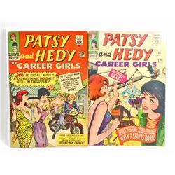 LOT OF 2 1966 PATSY AND HEDY CAREER GIRLS COMIC BOOKS - 12 CENT COVERS