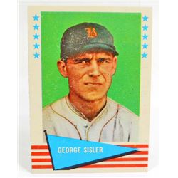 1961 FLEER GEORGE SISLER #78 BASEBALL CARD