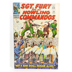1966 SGT. FURY COMIC BOOK NO. 28 - 12 CENT COVER