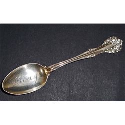 VINTAGE STERLING SILVER CHICAGO SOUVENIR SPOON