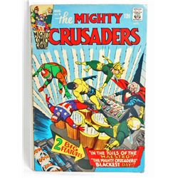 1966 THE MIGHTY CRUSADERS NO 6 COMIC BOOK - 12 CENT COVER