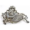 Image 1 : ORNATE METAL AND GLASS INK WELL