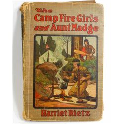 VINTAGE "THE CAMP FIRE GIRLS AND AUNT MADGE" HARDCOVER BOOK