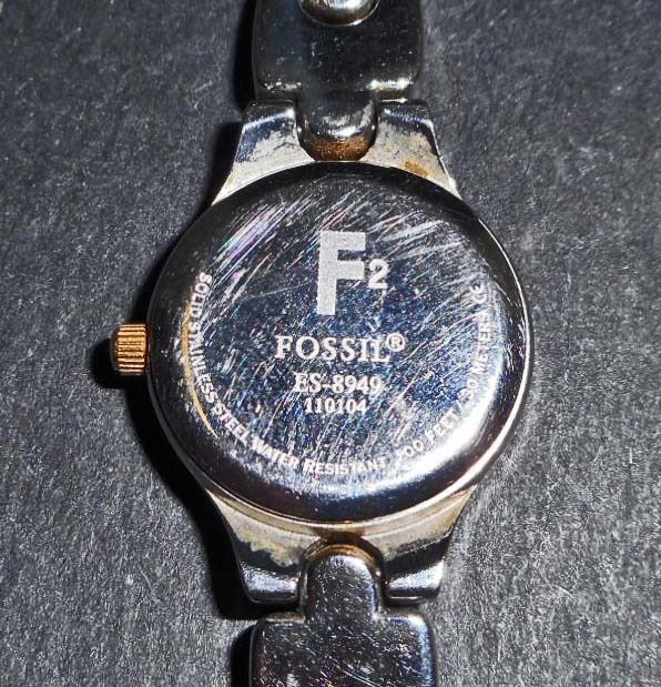 Ladies Fossil F2 Wrist Watch W Band