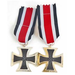 LOT OF 2 GERMAN NAZI 2ND CLASS IRON CROSSES