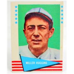 1961 FLEER MILLER HUGGINS #46 BASEBALL CARD