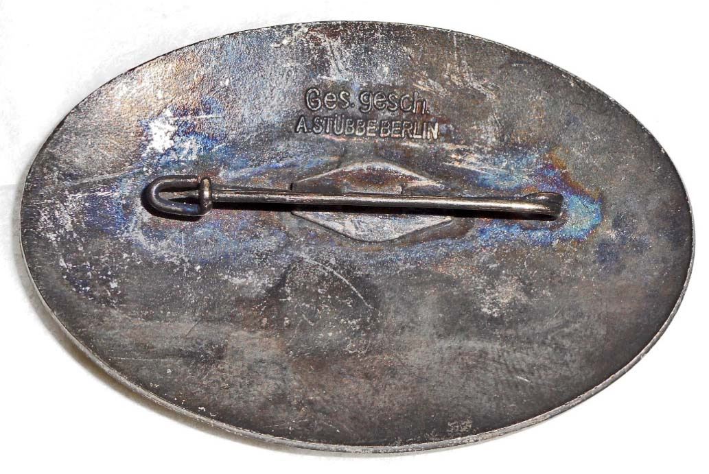 GERMAN NAZI PRE BERLIN SUMMER OLYMPICS RACE CAR BADGE