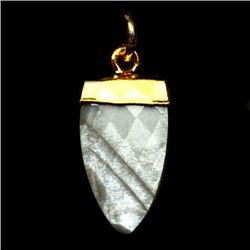 STERLING SILVER DRUZY AGATE PENDANT