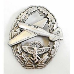 GERMAN NAZI PRE LUFTWAFFE NSFK GLIDER PILOT BADGE