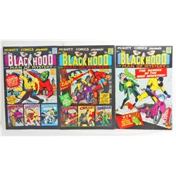 LOT OF 3 1967 BLACK HOOD COMIC BOOKS - 12 CENT COVERS