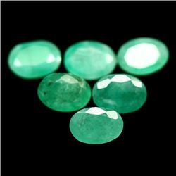 LOT OF 8.25 CTS OF GREEN ZAMBIAN EMERALDS