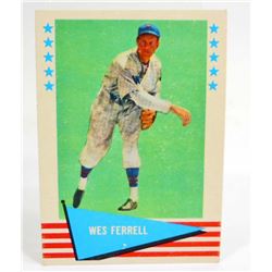 1961 FLEER WES FERRELL #26 BASEBALL CARD