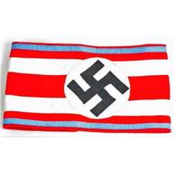 GERMAN NAZI POLITICAL NSDAP ORTS SWASTIKA ARM BAND
