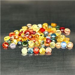 LOT OF 10.06 CTS OF FANCY COLOR AFRICAN SAPPHIRES