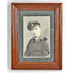 GERMAN NAZI WAFFEN SS ENLISTED MAN SOLDIER PHOTOGRAPH