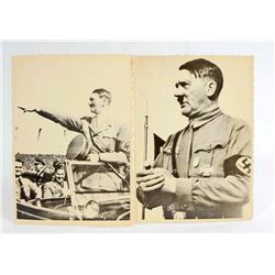 LOT OF 2 GERMAN NAZI DICTATOR ADOLF HITLER PHOTOGRAPHS